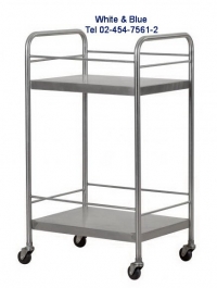 DT-22:รถเข็นเครื่องดื่ม 
Stainless Beverage trolley304 
size45x35x75cm.-AE40